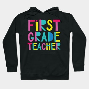 1st Grade Teacher Gift Idea Cute Back to School Hoodie